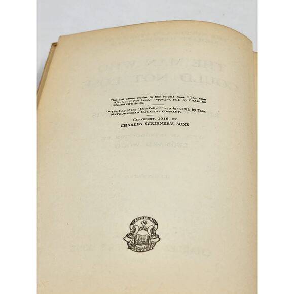 The Man Who Could Not Lose By Richard Harding Davis Illustrated Antiquarian 1919 - Picture 8 of 13